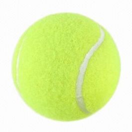 A tennis ball